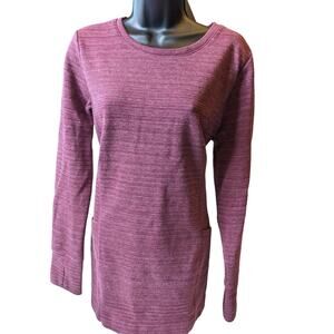 Duluth Trading Sweater Dress Womens Medium Long Sleeve Tunic Casual Pullover